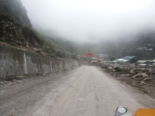 We are approach towards Nathula Pass