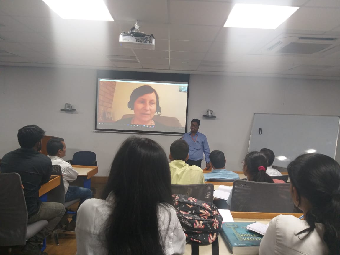 Guest Lecture by Dr. Rebecca Harwin over the Skype
